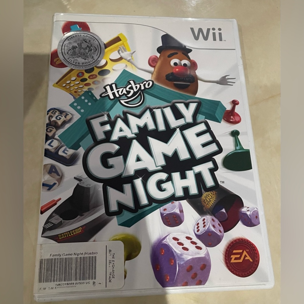 Hasbro family game night Wii game